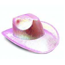 Cowboy Hat - Metallic Pink